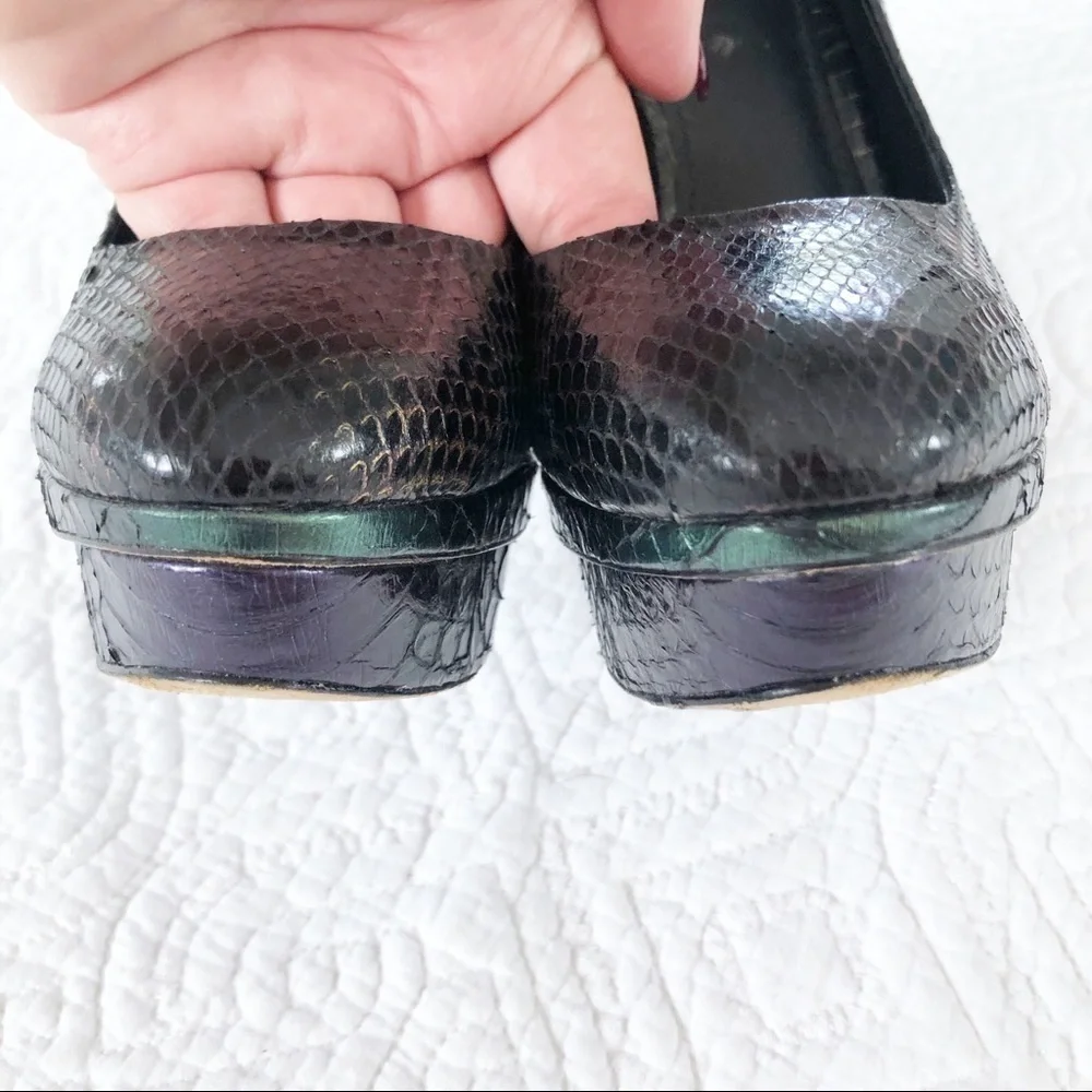 Brian Atwood Ferguson Iridescent Snake Ski…